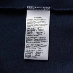 Lacoste Men's Solid Stretch Polo Navy Button Ups & Polos