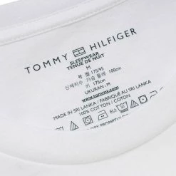 TOMMY HILFIGER MEN'S CREW NECK TEE WHITE