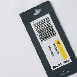 TOMMY HILFIGER MEN'S CREW NECK TEE WHITE