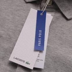 Button Ups & Polos Lacoste Men's Solid Stretch Polo Grey