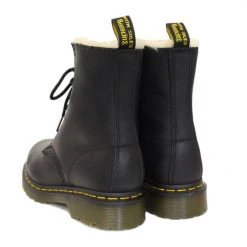 Footwear Dr.Martens 1460 WOMEN'S FAUX FUR LINED LACE UP BOOTS BLACK