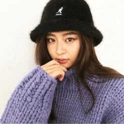 Kangol Hats Kangol FURGORA CASUAL Bucket Hat Made With Warm Furry Furgora GARNET