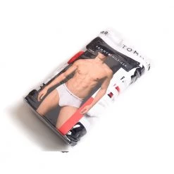 Tommy Hilfiger Men's Underwear, Cotton Brief 4-Pack Black