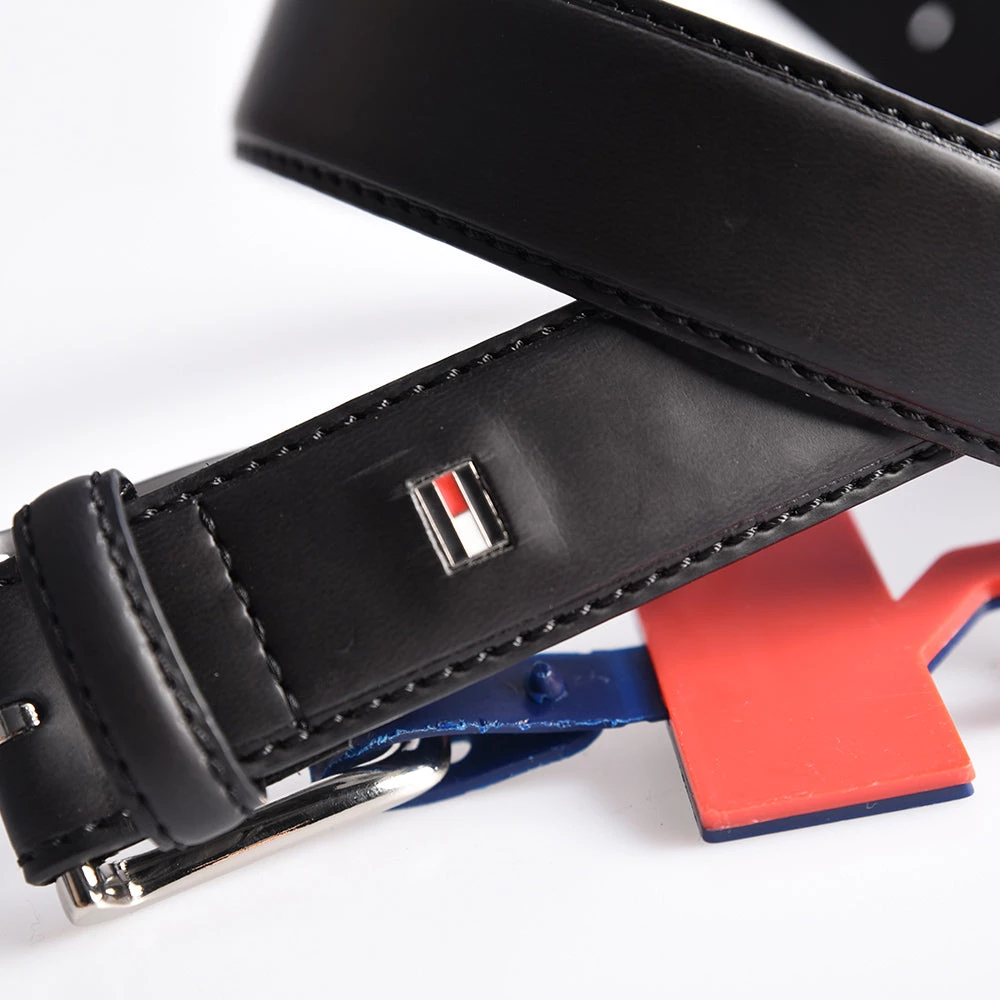 Tommy Hifiger Tommy Hilfiger Mens Contrasting Stitch Belt Black 5 Tommy Hifiger Tommy Hilfiger Mens Contrasting Stitch Belt Black