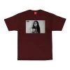 VISUAL Joint Maroon Tee T-shirts