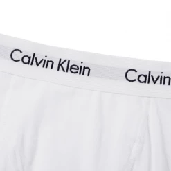 Calvin Klein Men's Cotton Stretch Boxer Briefs 3-Pack NU2666 All White