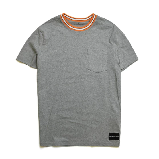 T-shirts Calvin Klein Jeans Mens Ringer Basic T-Shirt Grey 3 T-shirts Calvin Klein Jeans Mens Ringer Basic T-Shirt Grey